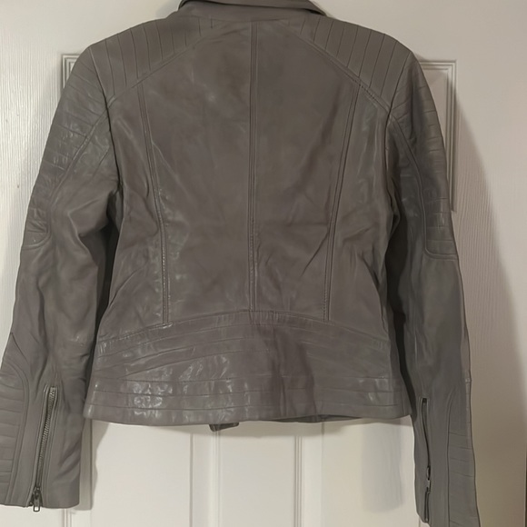 Bbdakota nwt size small 100% leather color grey womens - Picture 5 of 6